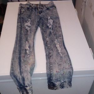 Cut up jeans